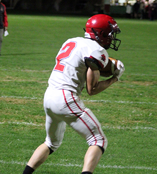 Levi Gehring was wide open in the end zone for a touchdown on this fourth down play.