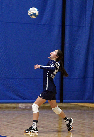 Savannah Perrin had a huge serving run in the third set against Deary that turned a 6-point deficit into a 7 point lead.