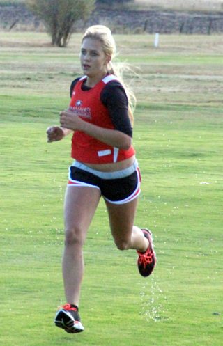 Kylie Tidwell finished in third place.