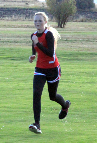 Leah Higgins finished in sixth place.