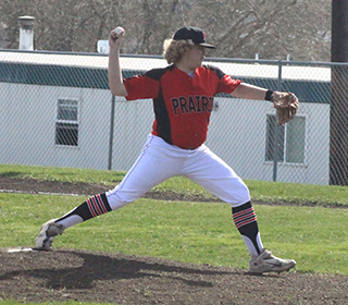 Noah Behler won a pitcher’s duel against Kendrick allowing just 1 run on 4 hits in Prairie’s first home game of the season.