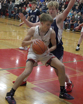 Briggs Rambo was Prairie’s leading scorer in their opener against Grangeville.