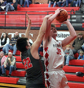 Nate Forsmann stepped into the starting lineup against C.V. and had a double-double with 14 points and 22 rebounds.